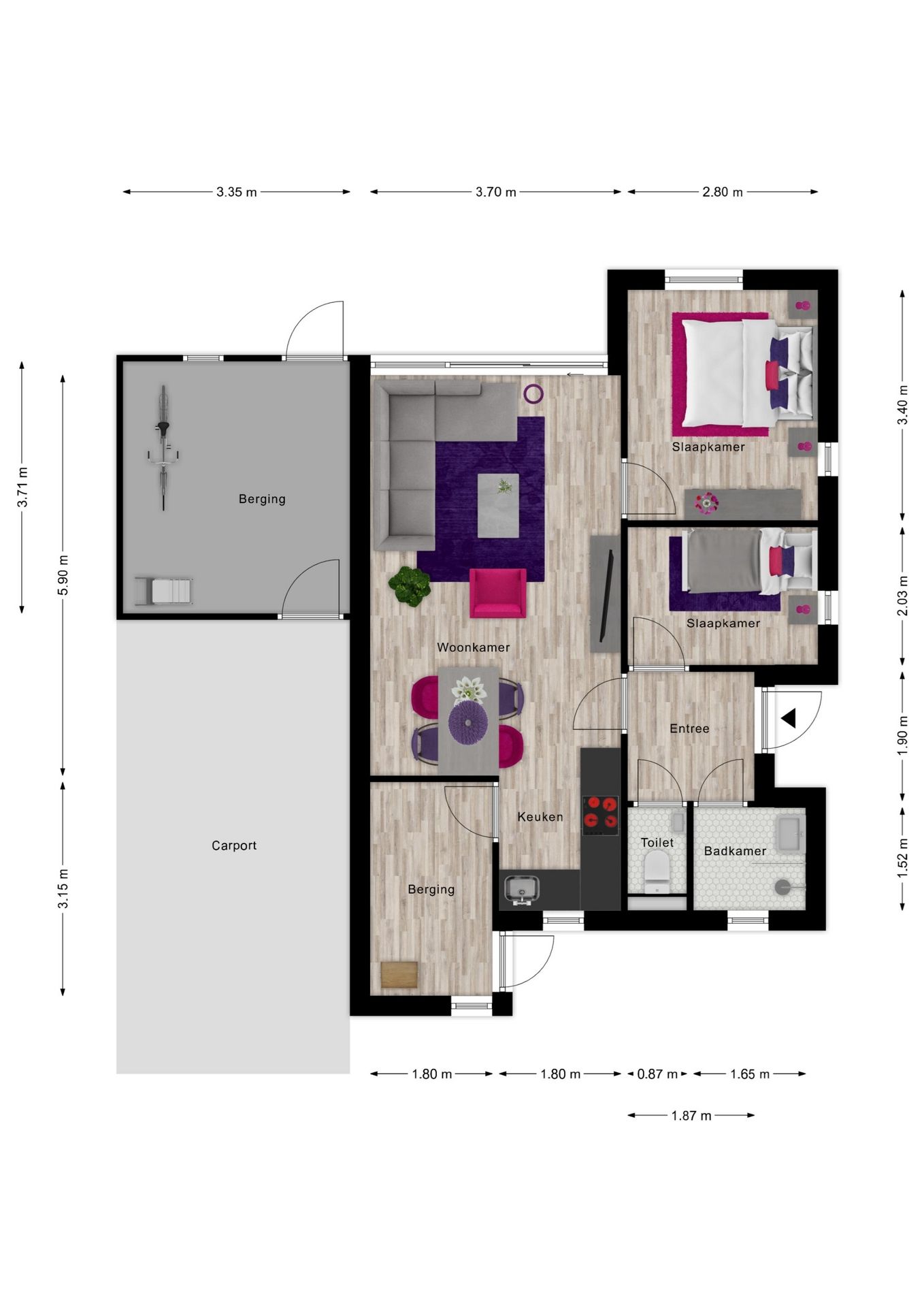 Foto 33 van Palmbosweg 12-60