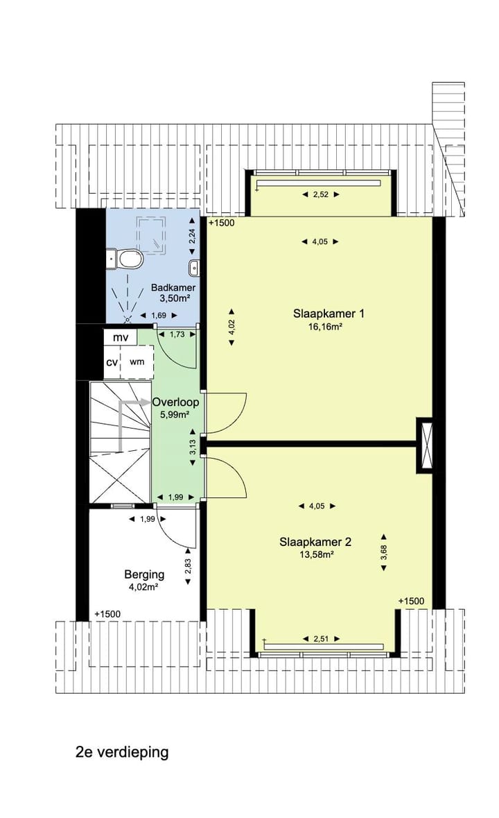 Foto 14 van Kalkoenstraat 17-1