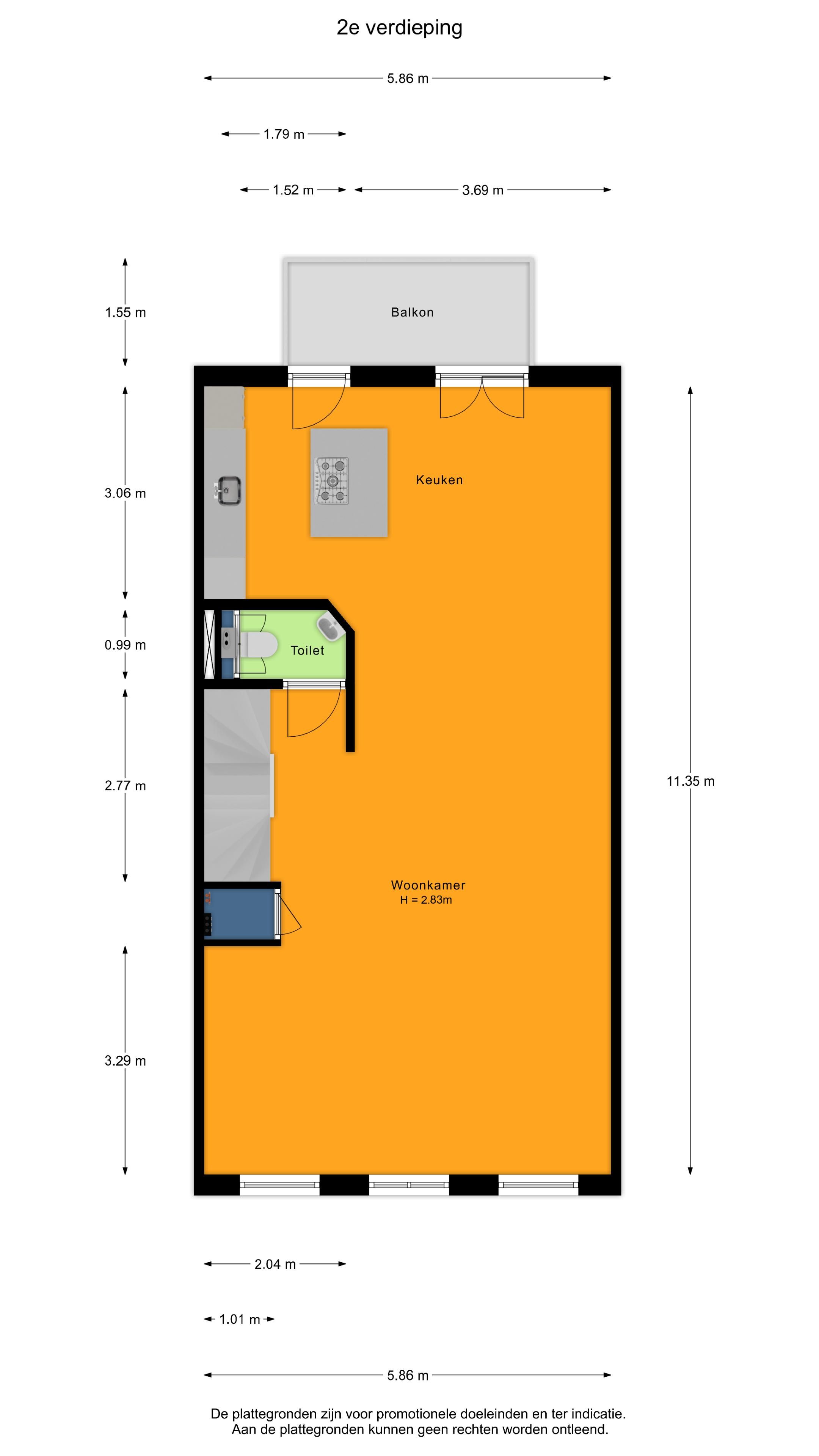 Foto 51 van Spinozastraat 31-2