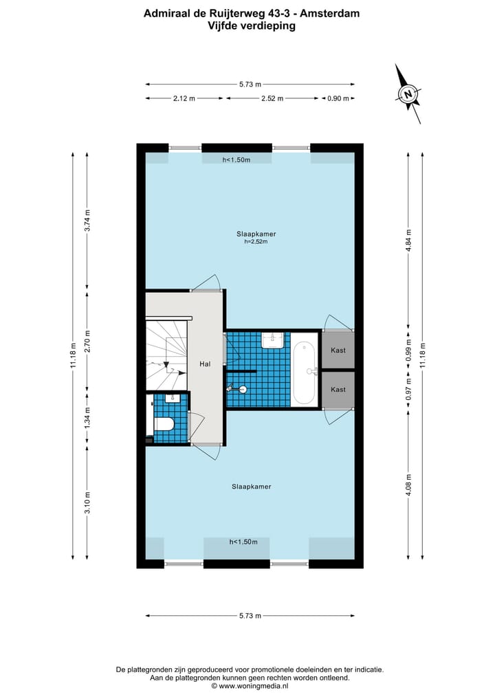 Foto 31 van Admiraal De Ruijterweg 43-3