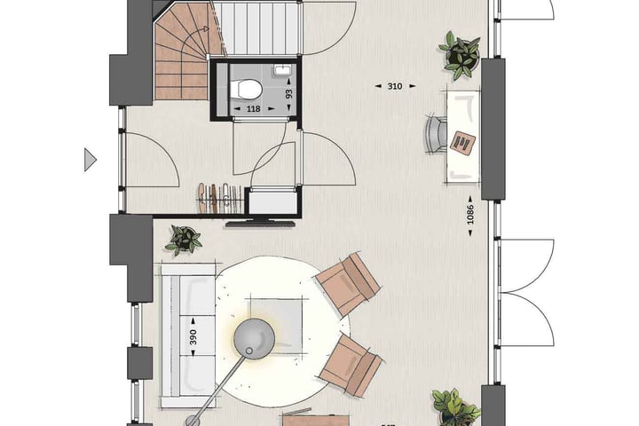 Foto 4 van Oosterhof-Zuid, vrijstaande woning (Bouwnr. 76)