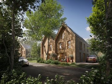 Foto van Geschakelde Bosvilla Type A 2-onder-1-kapwoning