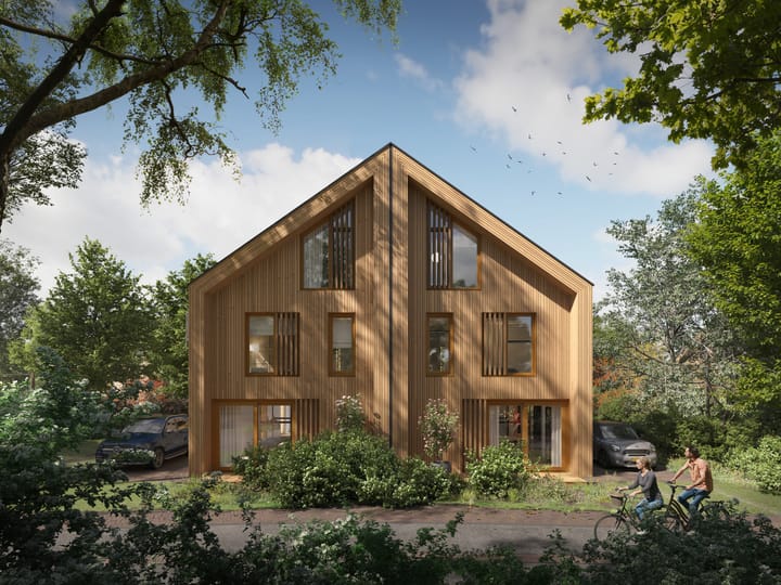 Foto van Geschakelde Bosvilla Type B 2-onder-1-kapwoning