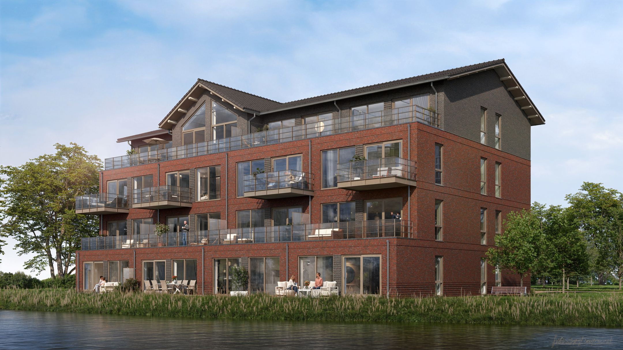 Foto van 13 appartementen Aan de Whaa