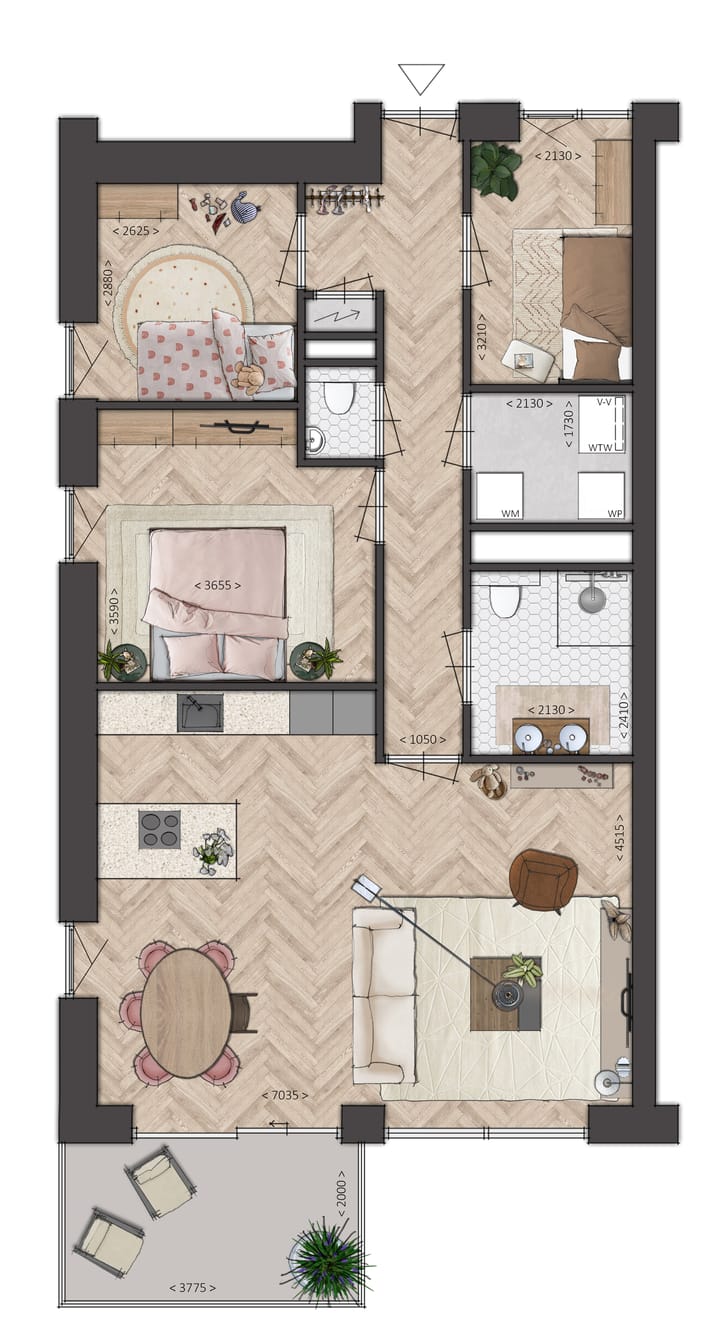 Foto 3 van Type 4 (Bouwnr. 8)