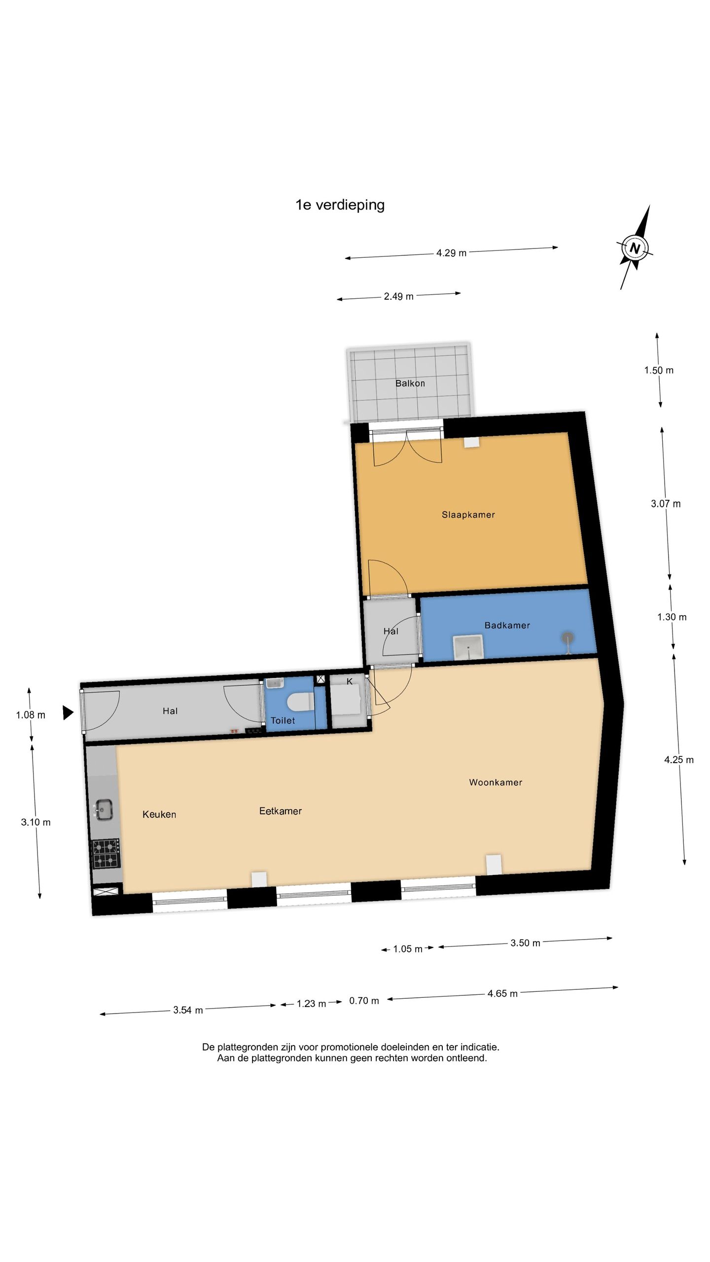 Foto 4 van Tweede Walstraat 18-A1