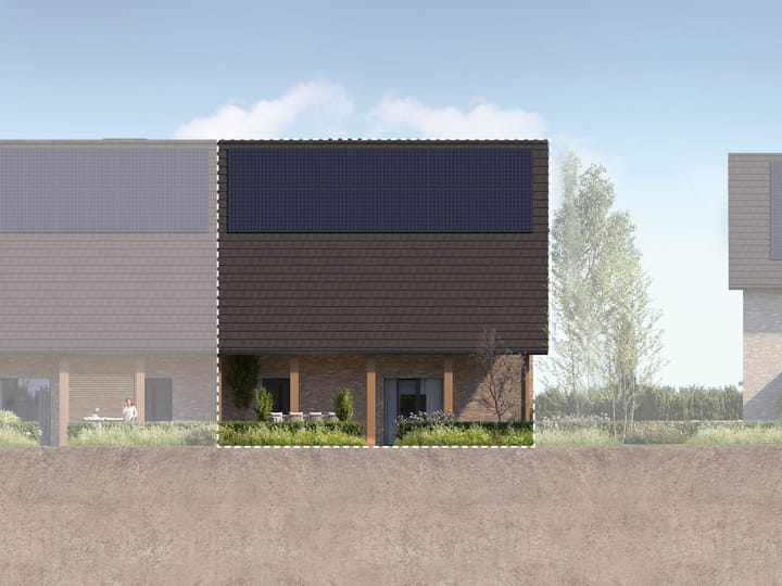 Foto 1 van tuinpad (Bouwnr. 58)