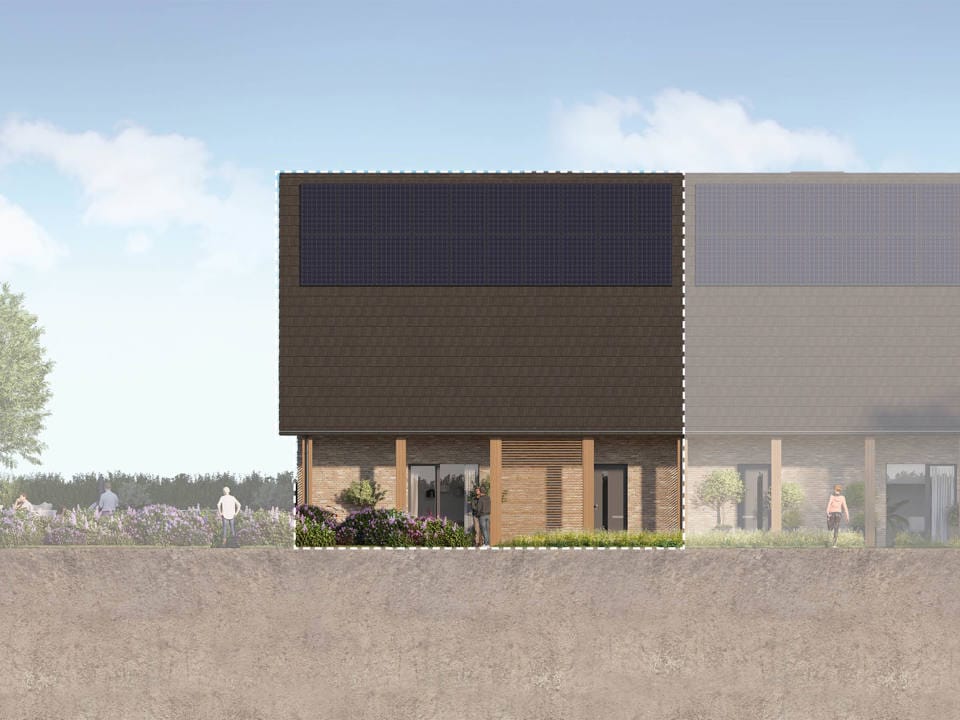 Foto 1 van tuinpad (Bouwnr. 65)