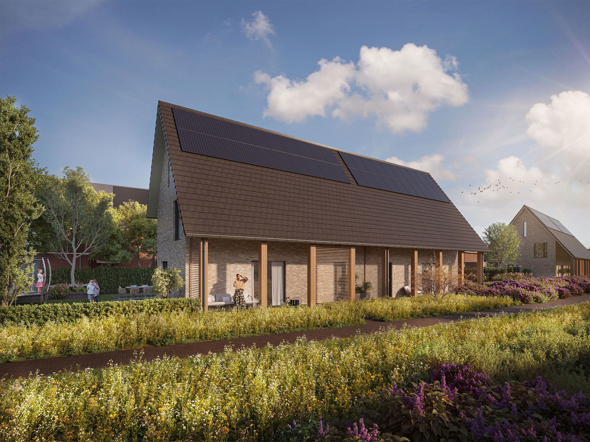 Foto 3 van tuinpad (Bouwnr. 65)