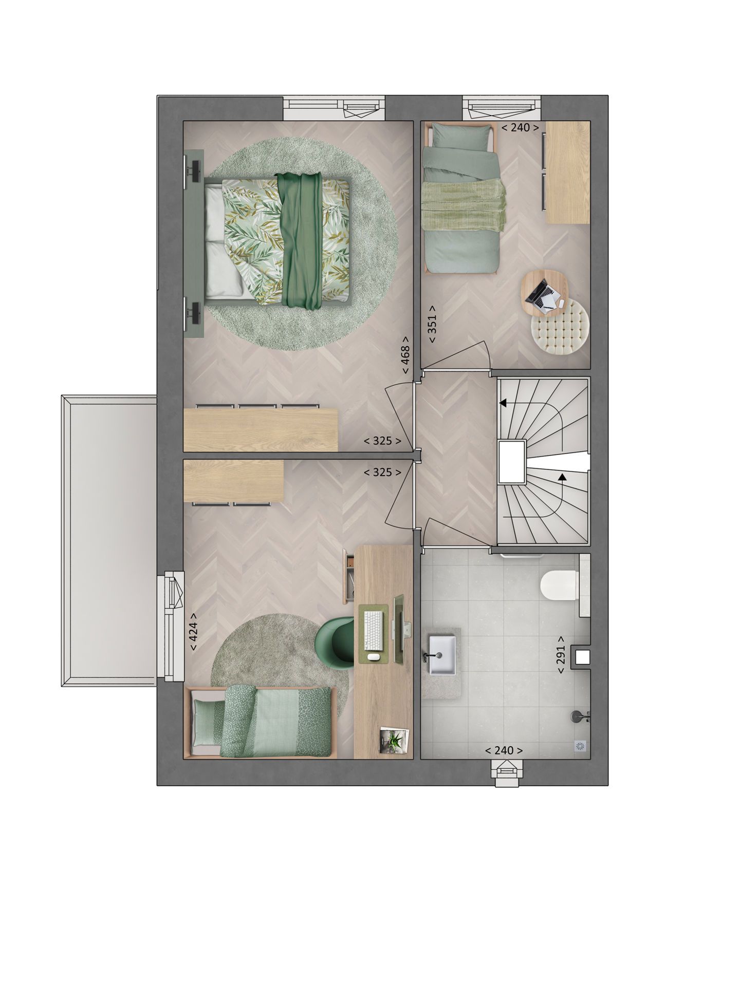 Foto 6 van Tuinpad (Bouwnr. 52)