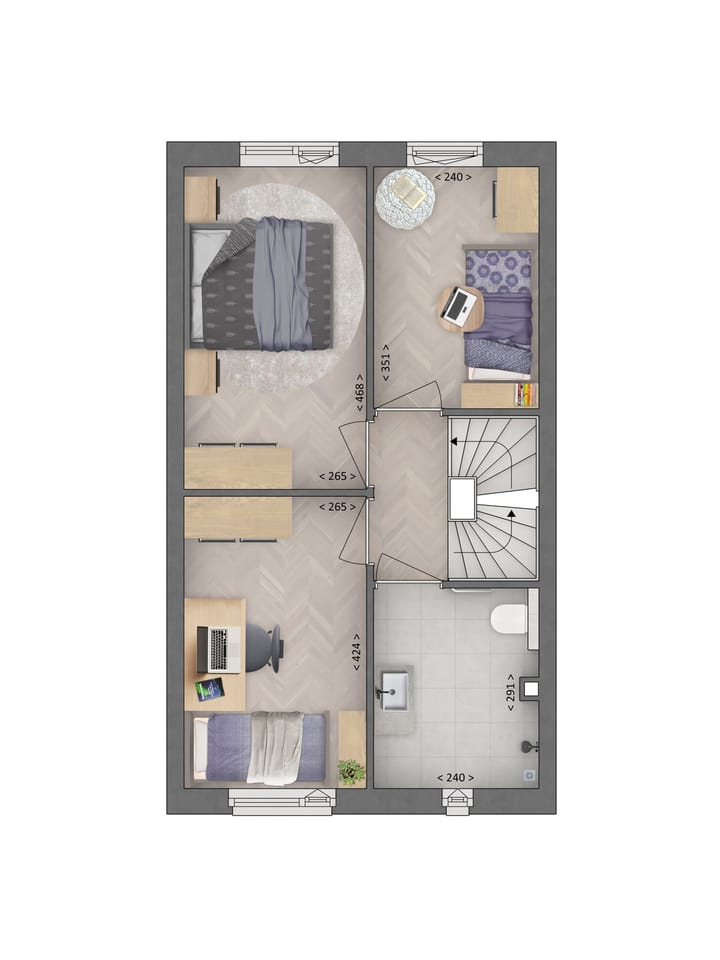 Foto 6 van tuinpad (Bouwnr. 53)