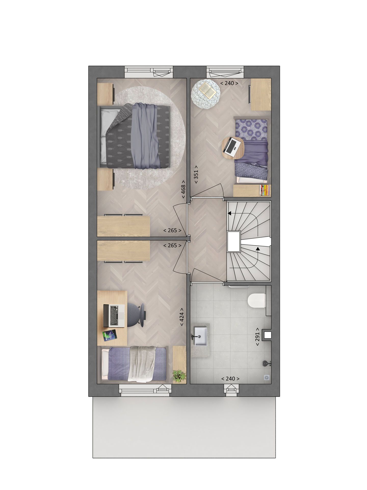 Foto 6 van tuinpad (Bouwnr. 62)