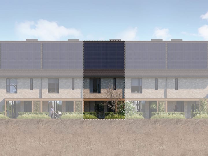 Foto 1 van tuinpad (Bouwnr. 61)