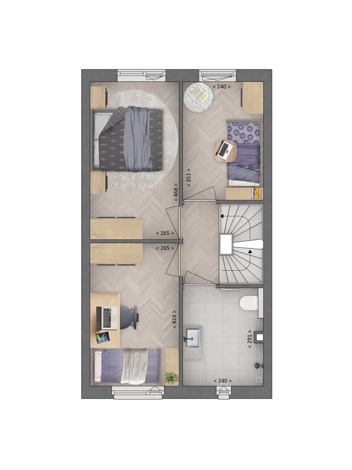 Foto 6 van tuinpad (Bouwnr. 54)