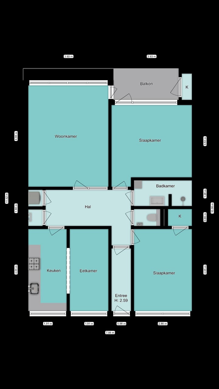 Foto 23 van Langestraat 27-A