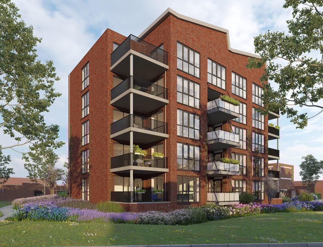 Foto 1 van Appartement type A (hoek links) (Bouwnr. 1)