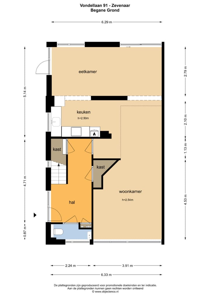 Foto 40 van Vondellaan 91