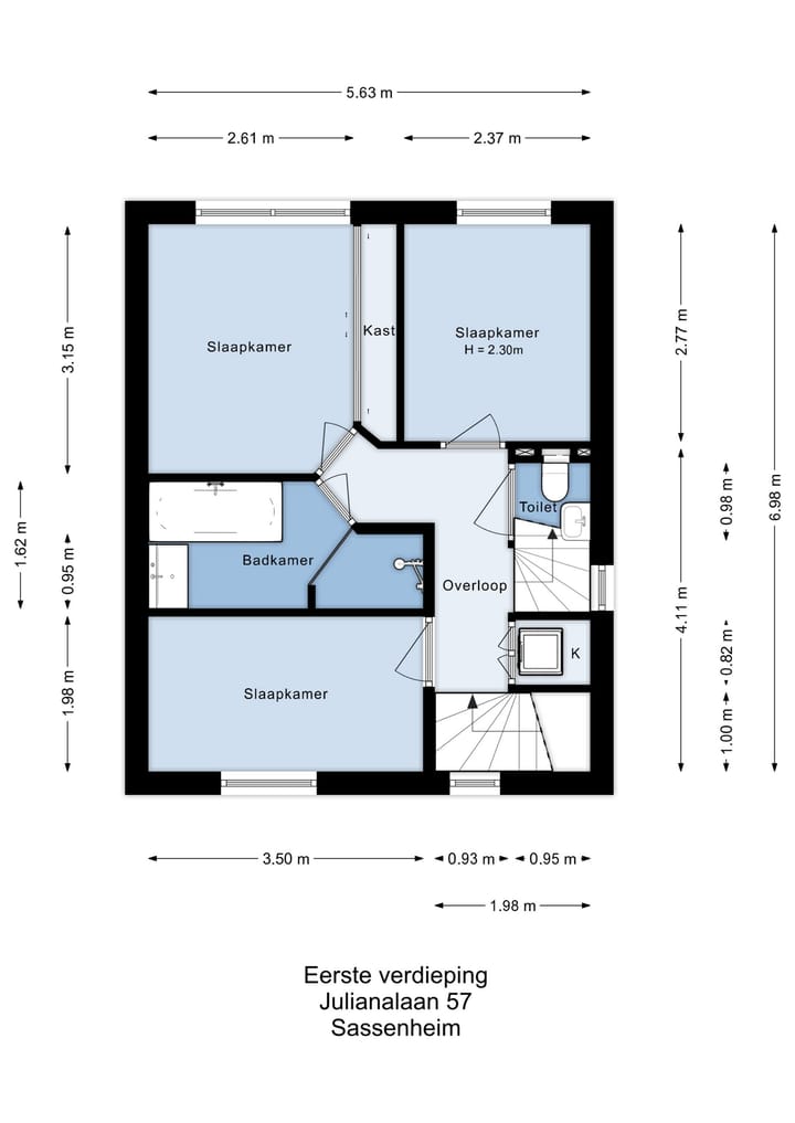 Foto 56 van Julianalaan 57