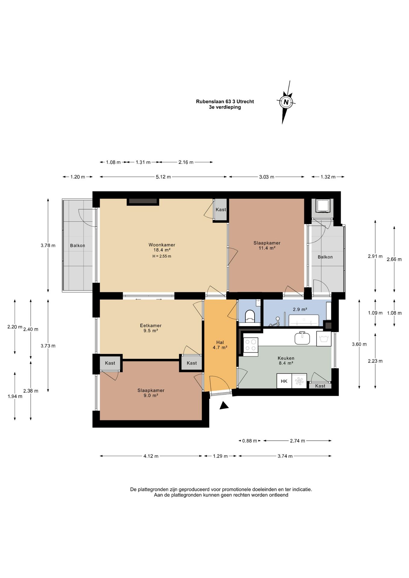 Foto 35 van Rubenslaan 63-3