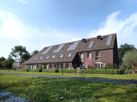 Foto van Hoekwoning "het Hallehuis" Hoekwoning