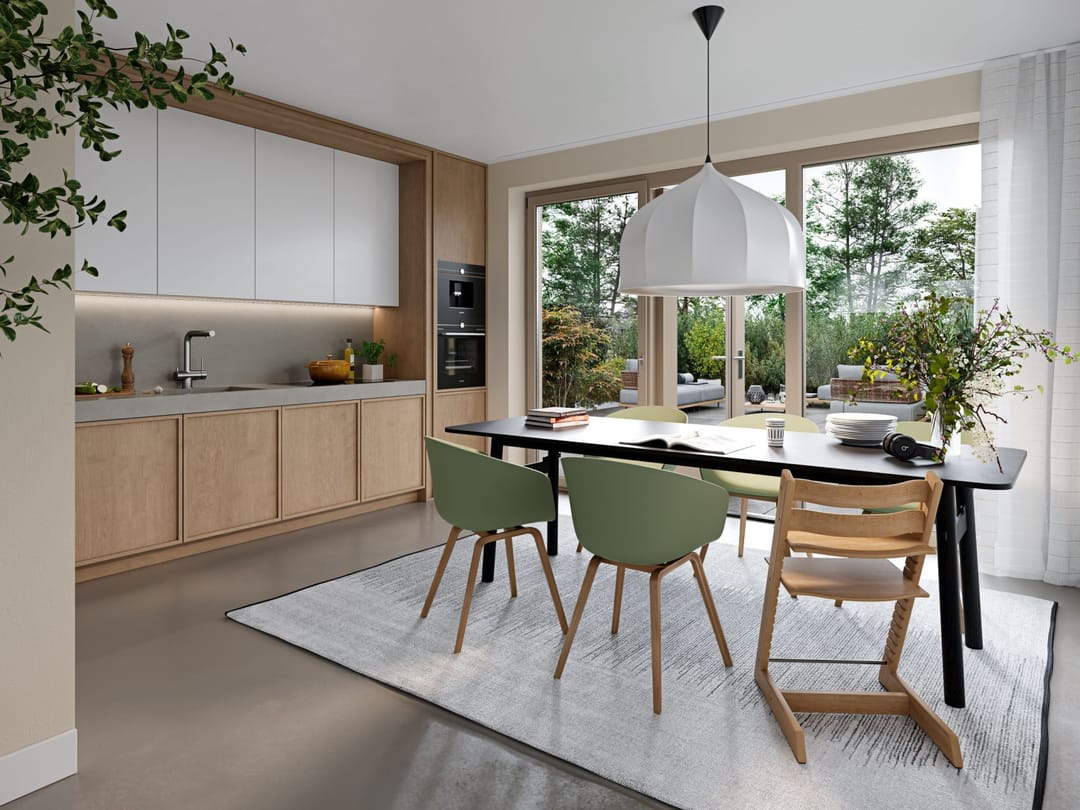 Foto 2 van Twee- onder- één - kapwoning " de Keuterij" (Bouwnr. 61)