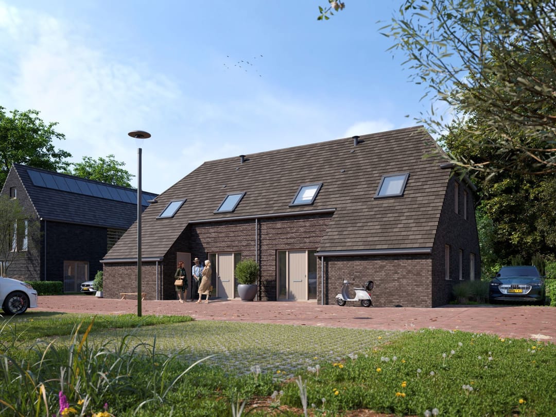 Foto 1 van Twee-onder-één-kapwoning "de Keuterij" type (Bouwnr. 51)