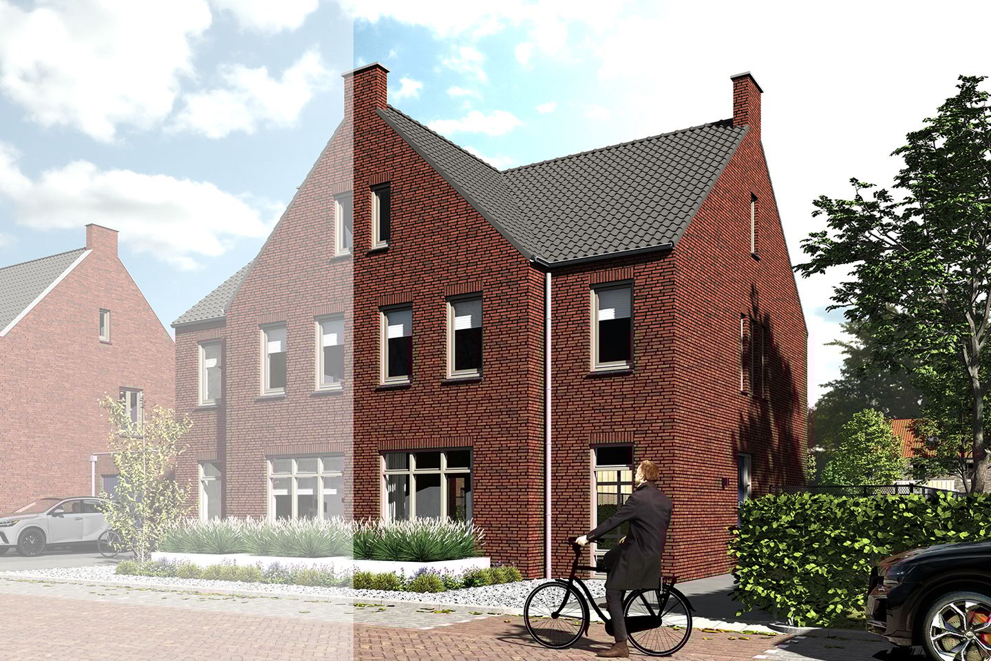 Foto 1 van Type C4 Halfvrijstaande woningen (Bouwnr. 3a)