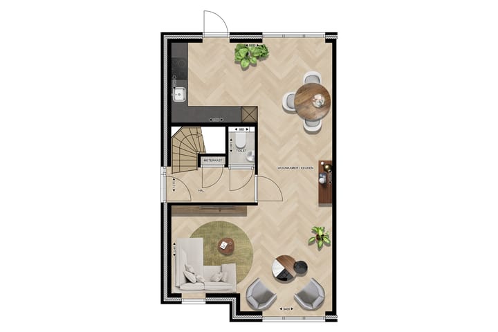 Photo 8 of Type C4 Halfvrijstaande woningen (Bouwnr. 27)