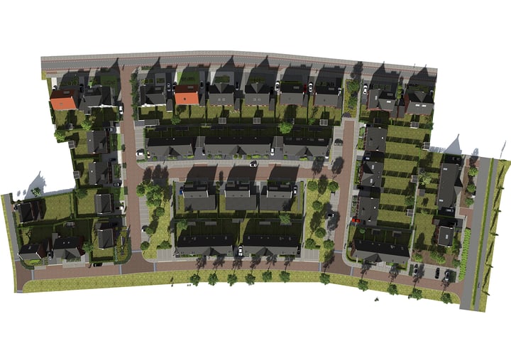 Foto 5 van Type C1a Halfvrijstaande woningen (Bouwnr. 6a)