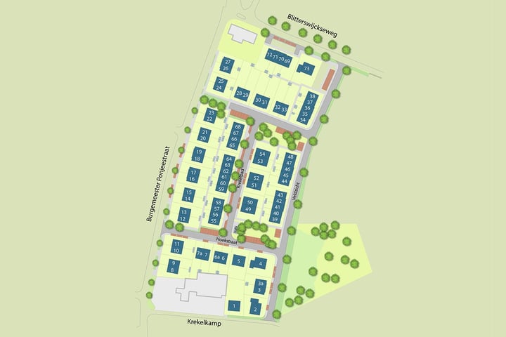 Foto 6 van Type C1a Halfvrijstaande woningen (Bouwnr. 6a)