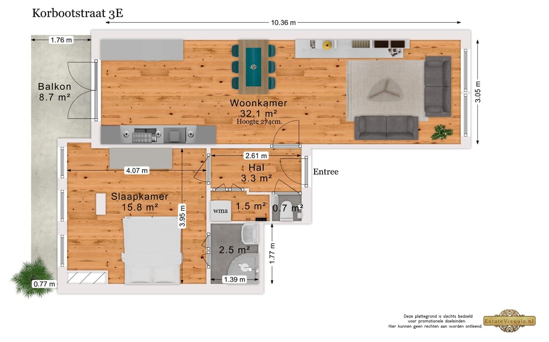 Foto 31 van Korbootstraat 3-E