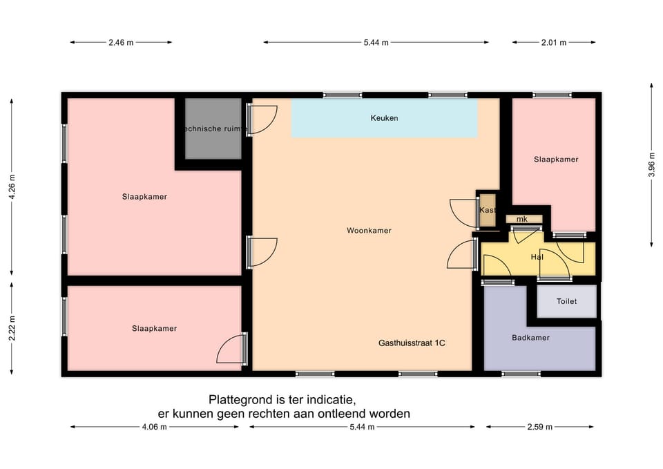 Foto 15 van Gasthuisstraat 1-C