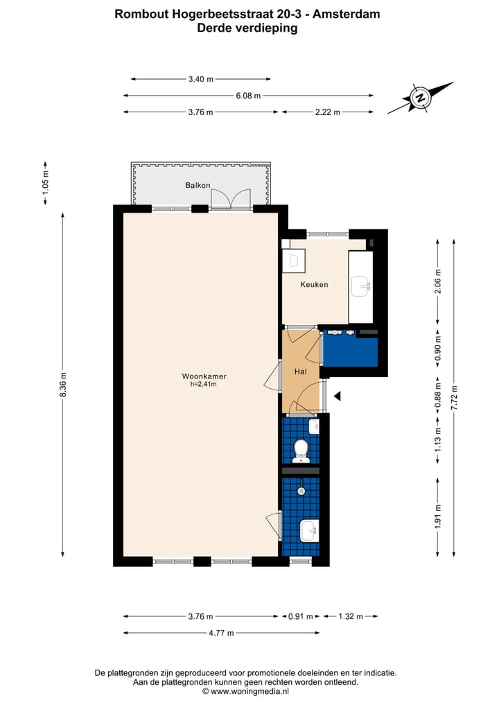 Foto 16 van Rombout Hogerbeetsstraat 20-3