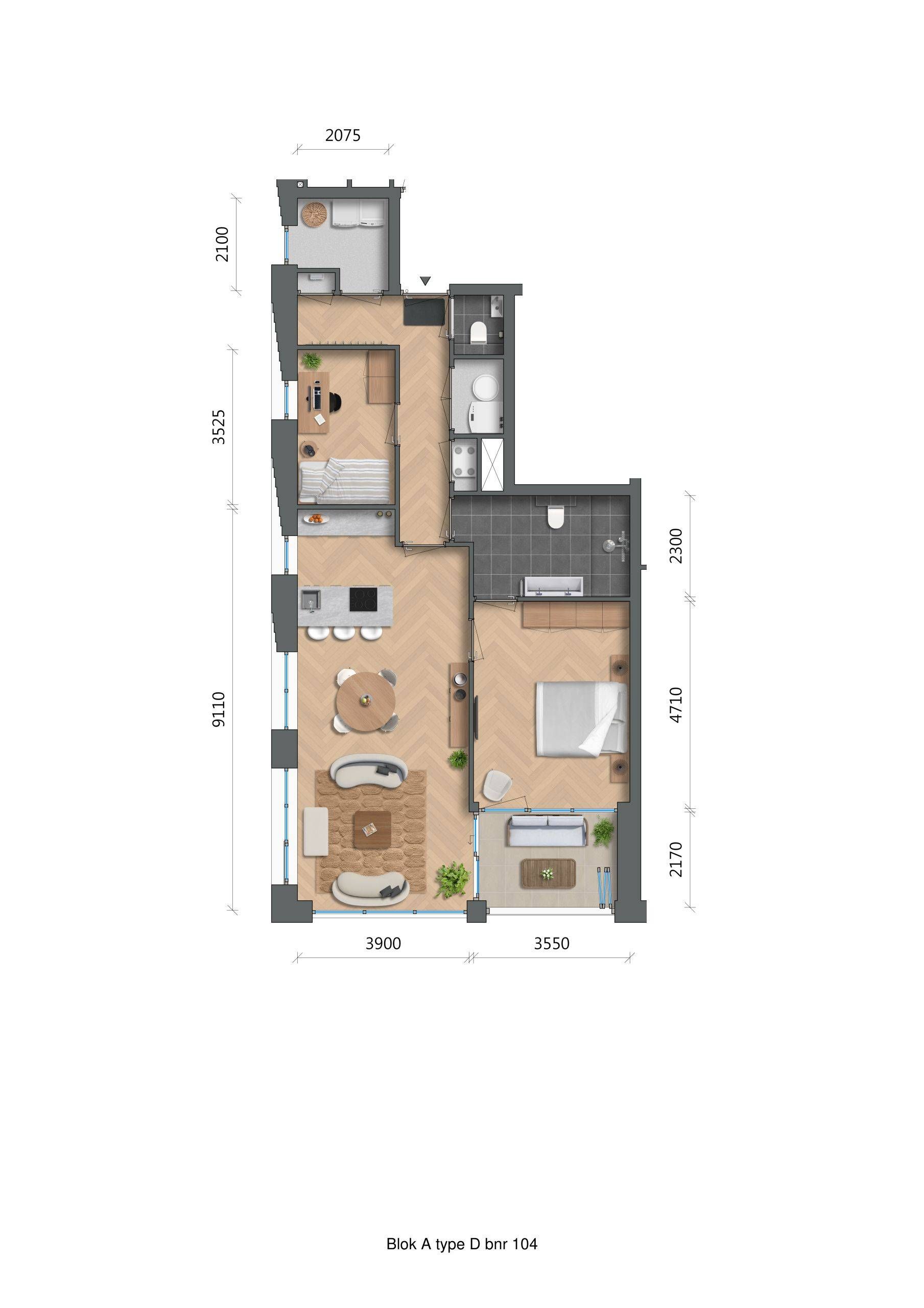 Photo 3 of De Zwaan - Westertoren - appartementen (Bouwnr. A2.04)