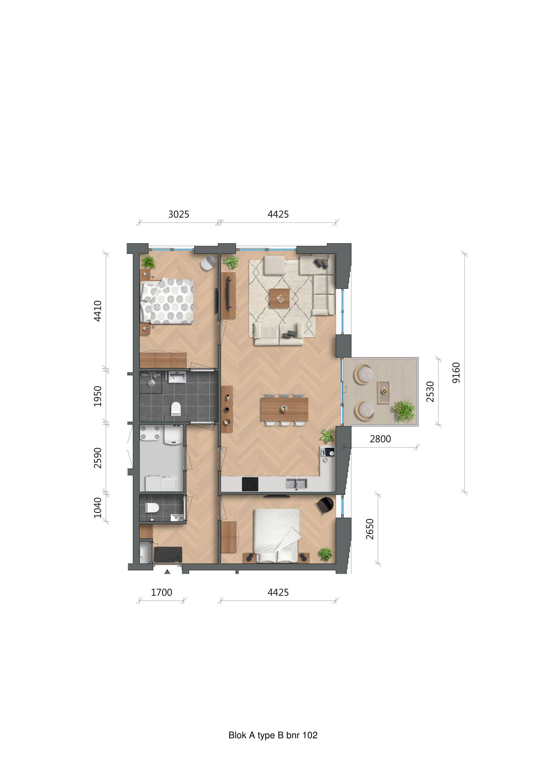 Foto 3 van De Zwaan - Westertoren - appartementen (Bouwnr. A3.02)