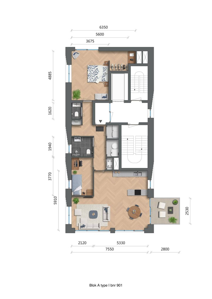 Photo 3 of De Zwaan - Westertoren - appartementen (Bouwnr. A10.01)