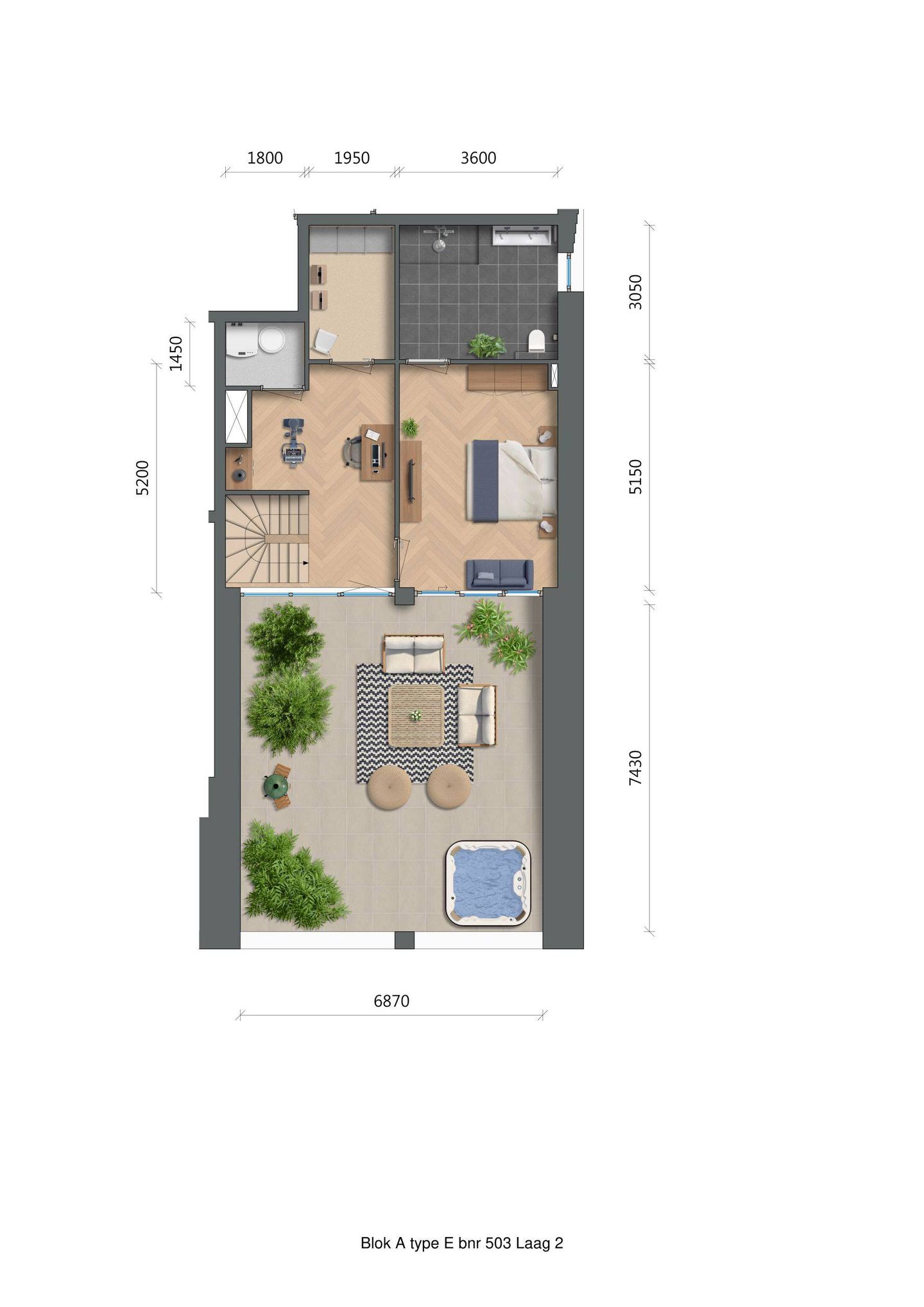 Foto 4 van De Zwaan - Westertoren - penthouse (Bouwnr. A5.03)