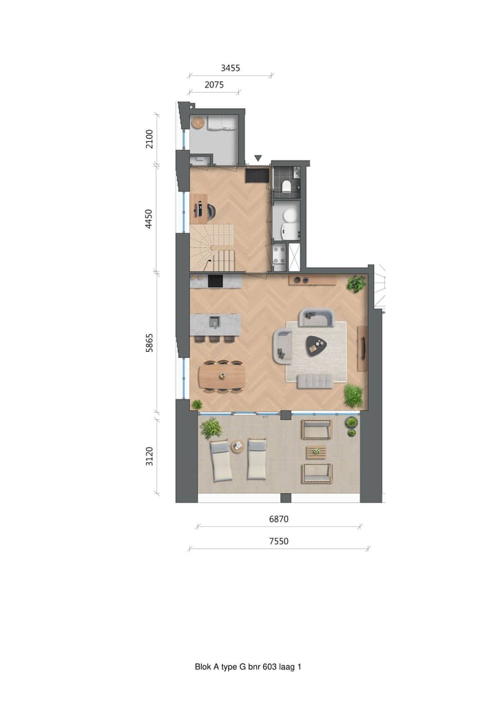 Foto 3 van De Zwaan - Westertoren - penthouse (Bouwnr. A6.03)