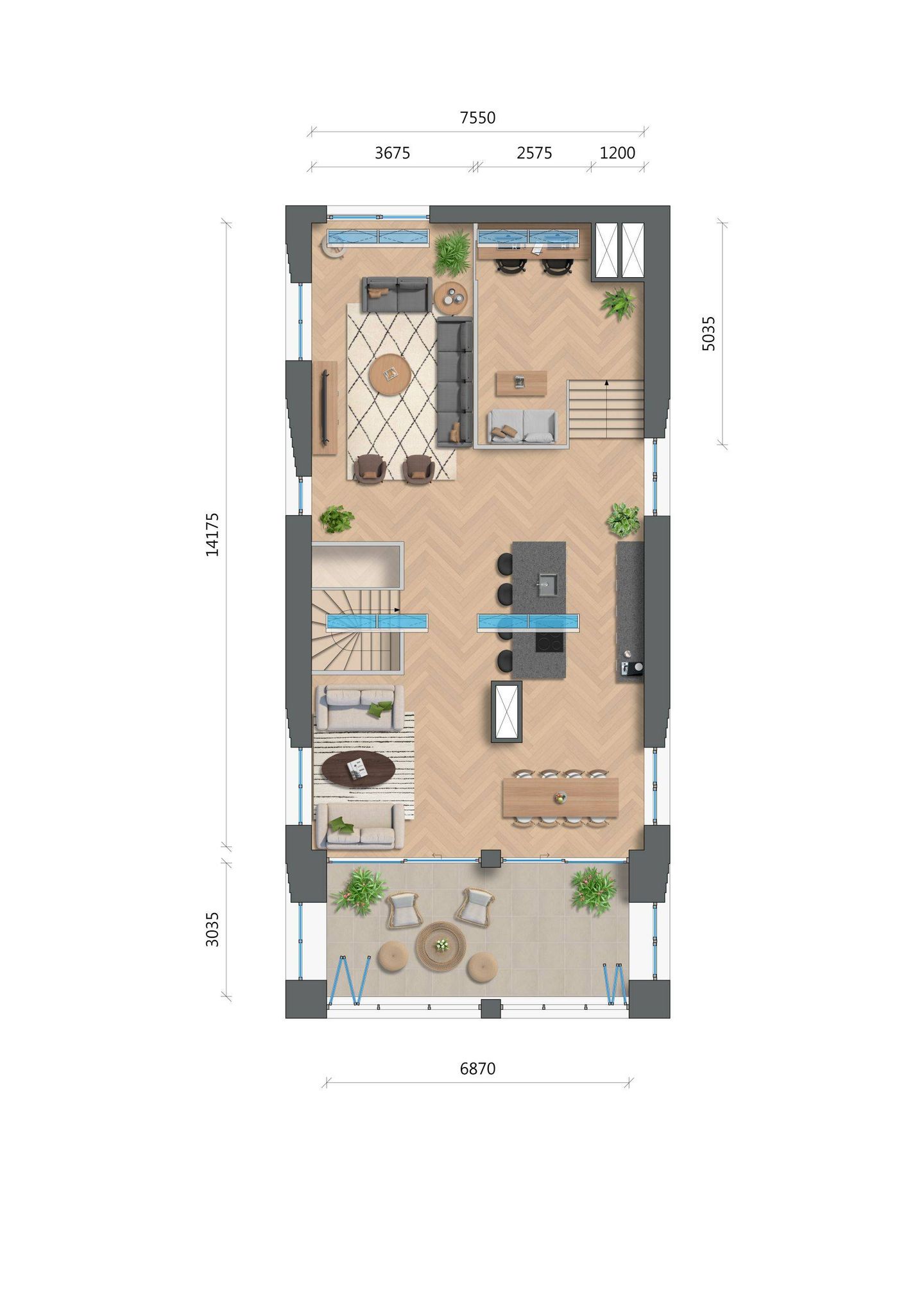 Foto 5 van De Zwaan - Westertoren - penthouse (Bouwnr. A11.01)