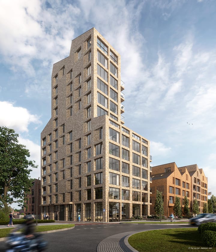 Foto 1 van De Zwaan - Westertoren - penthouse (Bouwnr. A6.02)