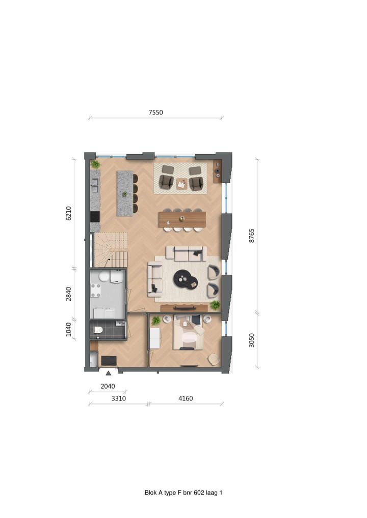 Foto 3 van De Zwaan - Westertoren - penthouse (Bouwnr. A6.02)