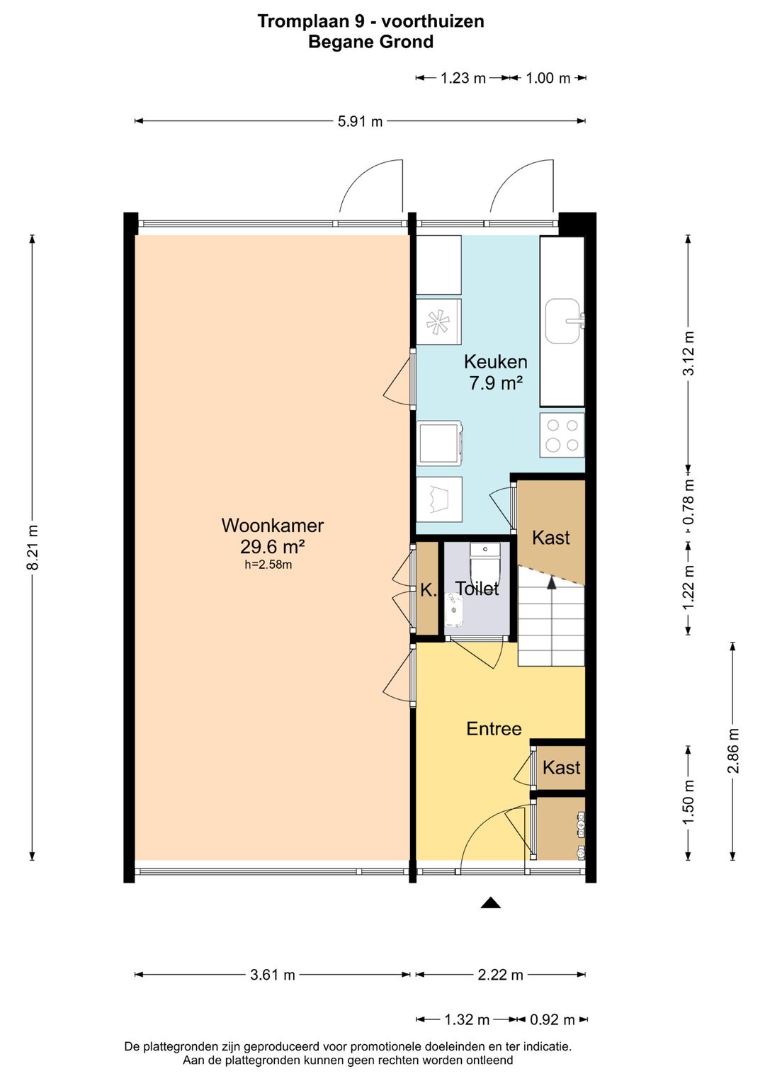 Foto 28 van Tromplaan 9