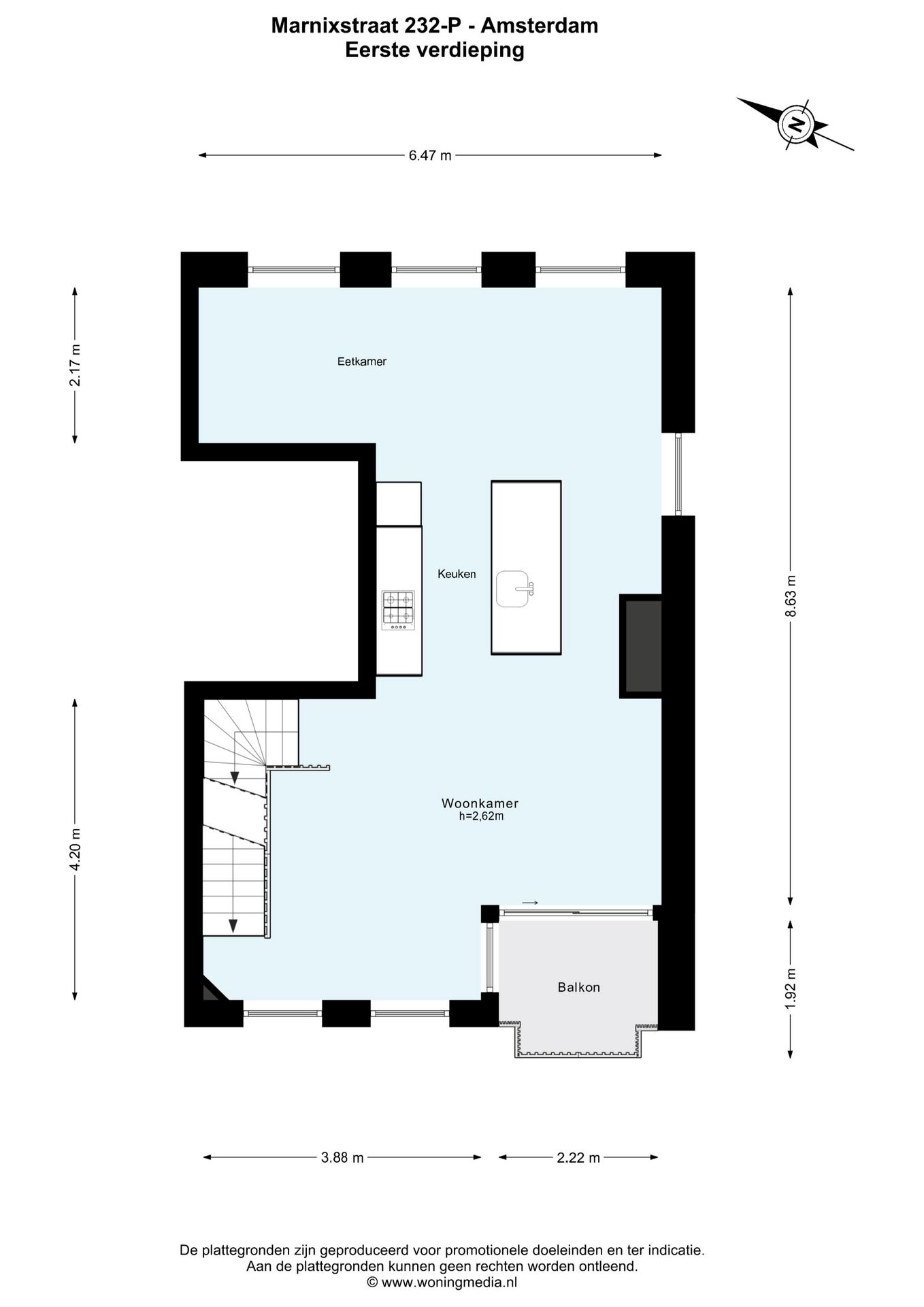 Foto 30 van Marnixstraat 232-P