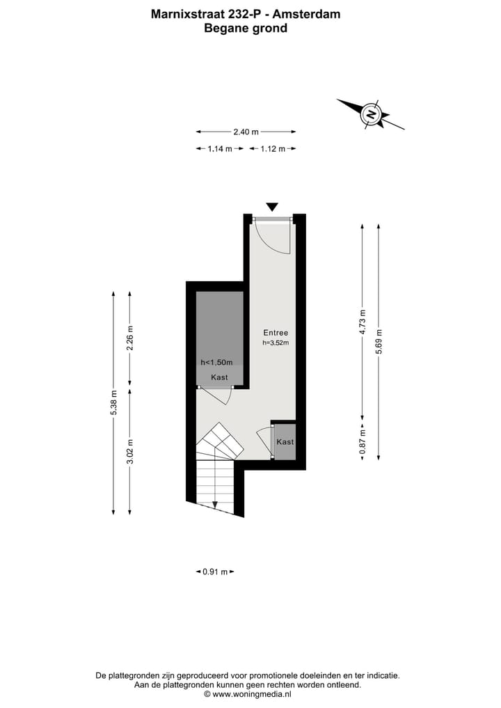 Foto 36 van Marnixstraat 232-P