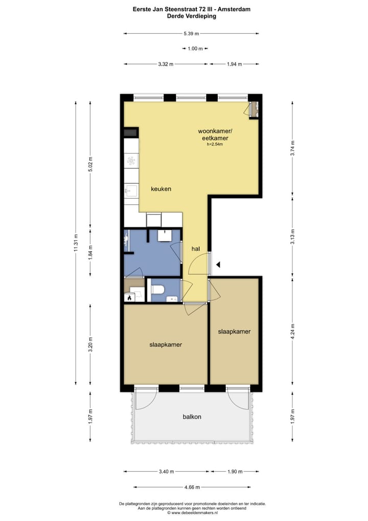 Foto 20 van Eerste Jan Steenstraat 72-3
