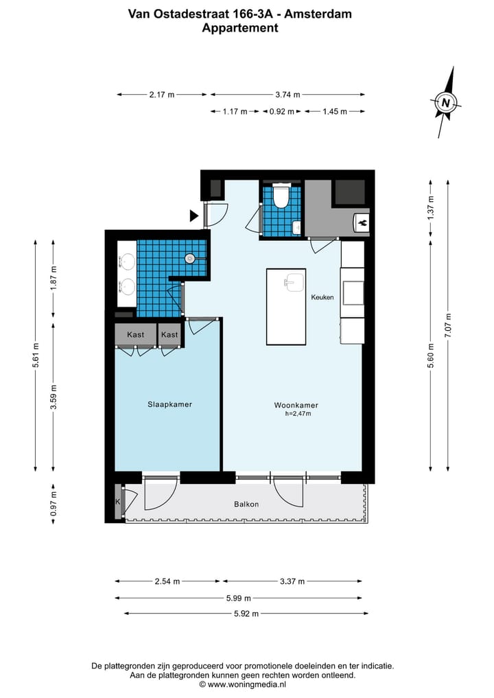 Photo 20 of Van Ostadestraat 166-3A