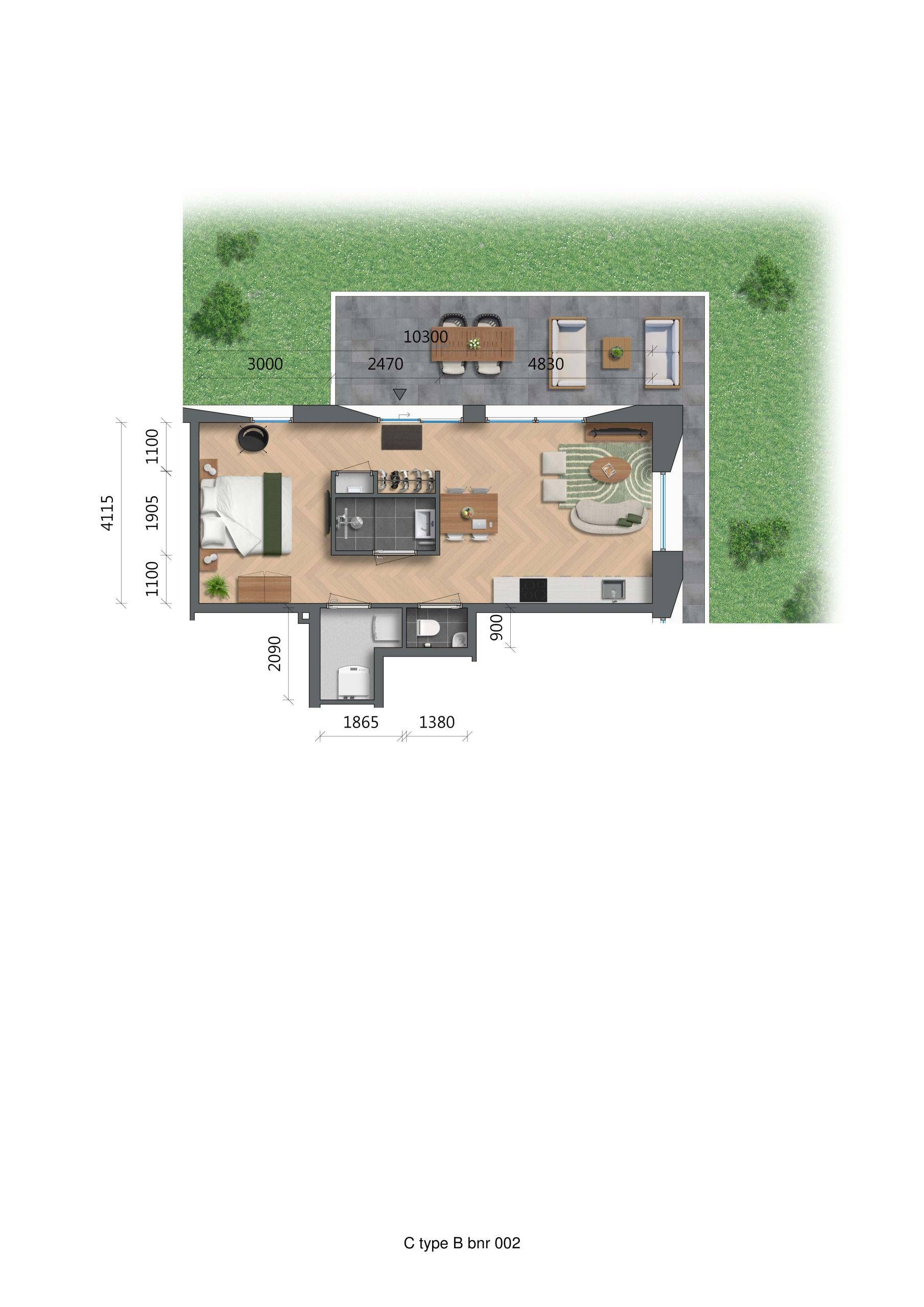 Foto 3 van De Zwaan - Oostertoren - Appartementen (Bouwnr. C0.02)