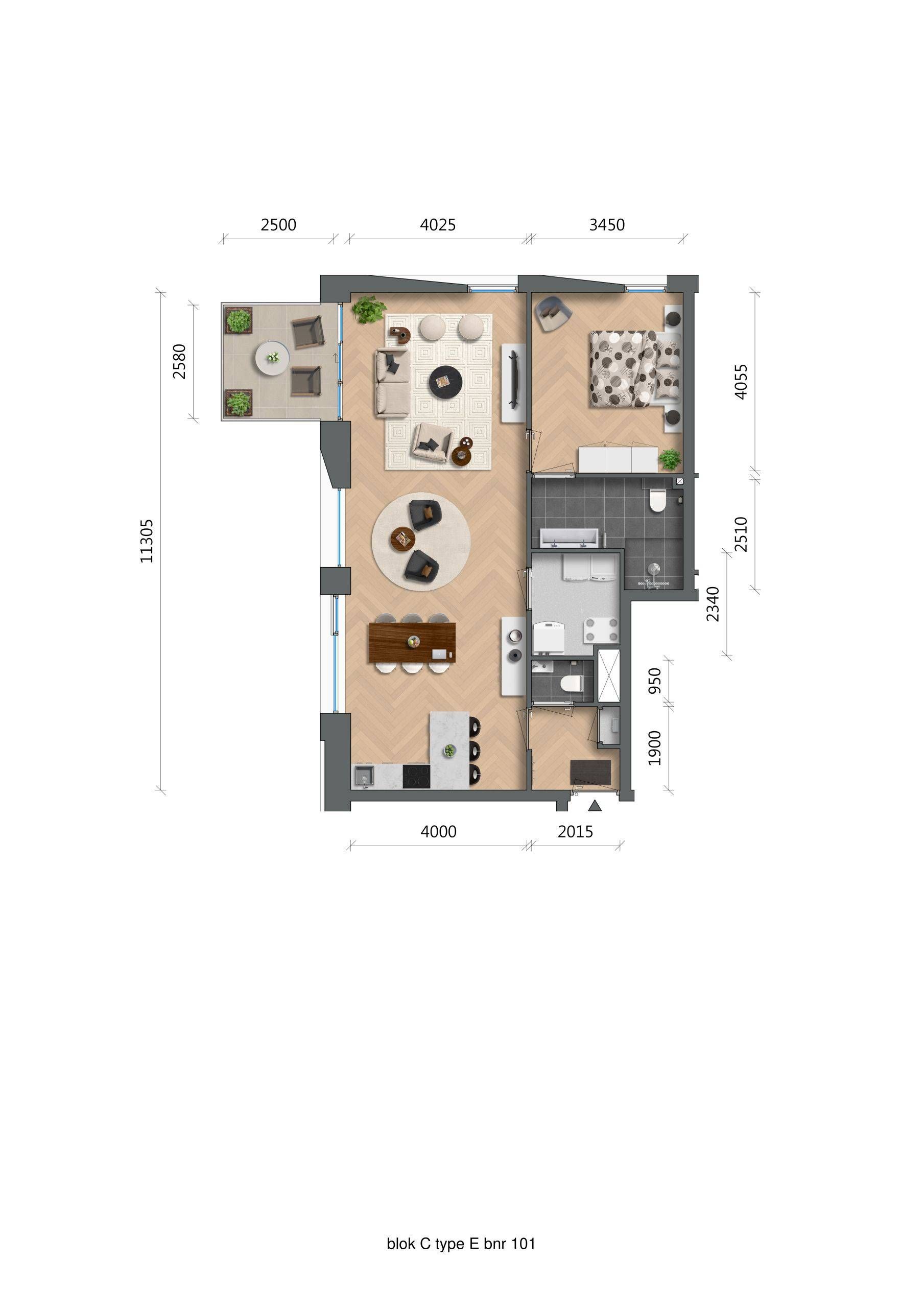 Foto 3 van De Zwaan - Oostertoren - Appartementen (Bouwnr. C3.01)