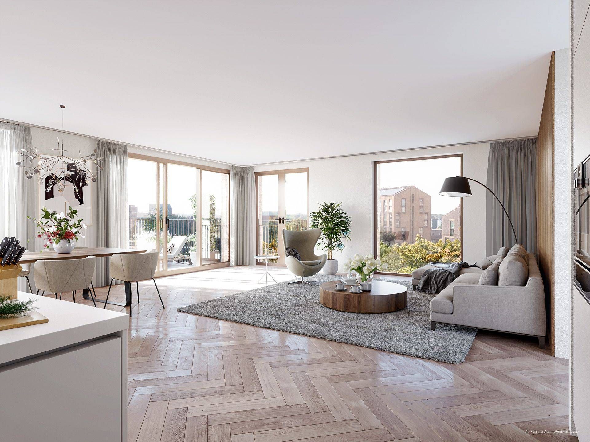 Foto 3 van De Zwaan - Oostertoren - Appartementen (Bouwnr. C4.04)