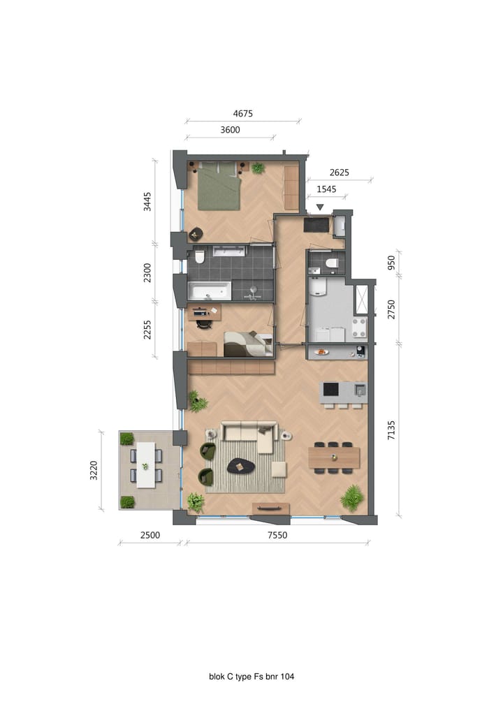 Foto 4 van De Zwaan - Oostertoren - Appartementen (Bouwnr. C4.04)